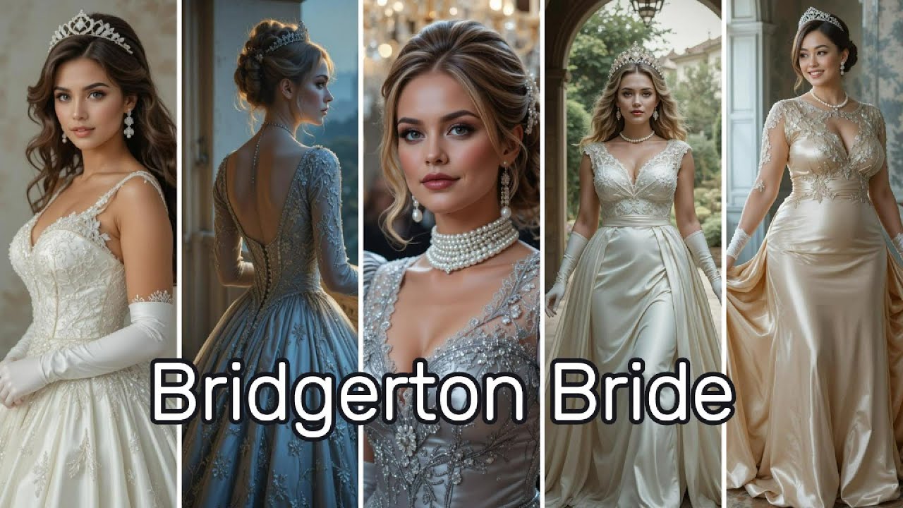 Regency Wedding Dress Ideas & Pearl Accessories for Modern Romantics