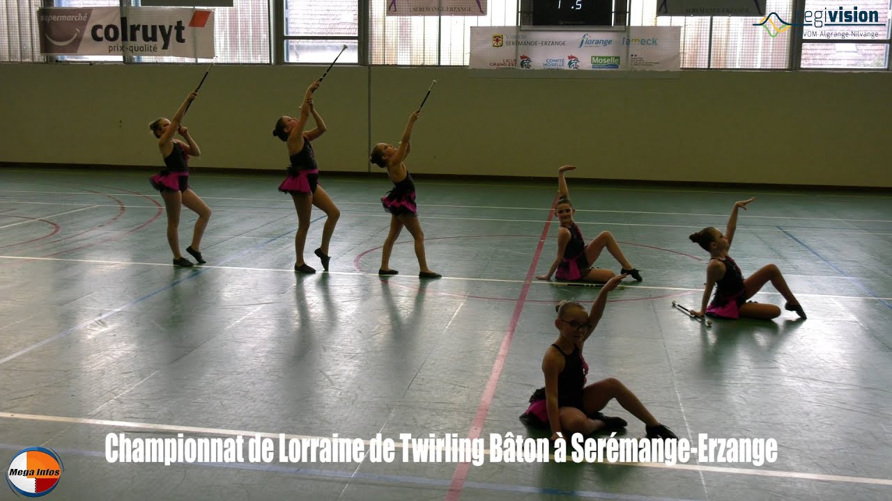 Reportage regivision.megainfos : Championnat de Lorraine de Twirling Bâton à Serémange-Erzange