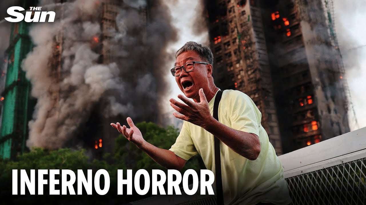 HUNDREDS feared dead in devastating Hong Kong tower blocks fire