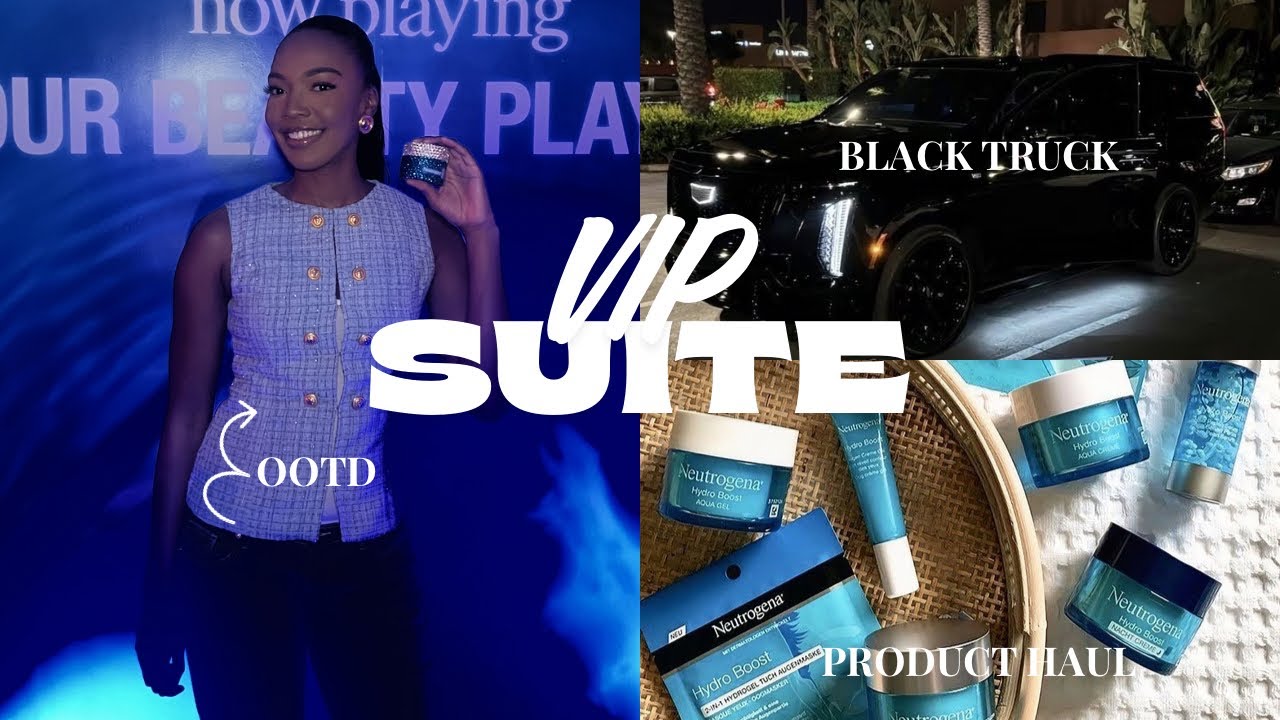 I Got Invited To A Concert Suite With Neutrogena | Vlog