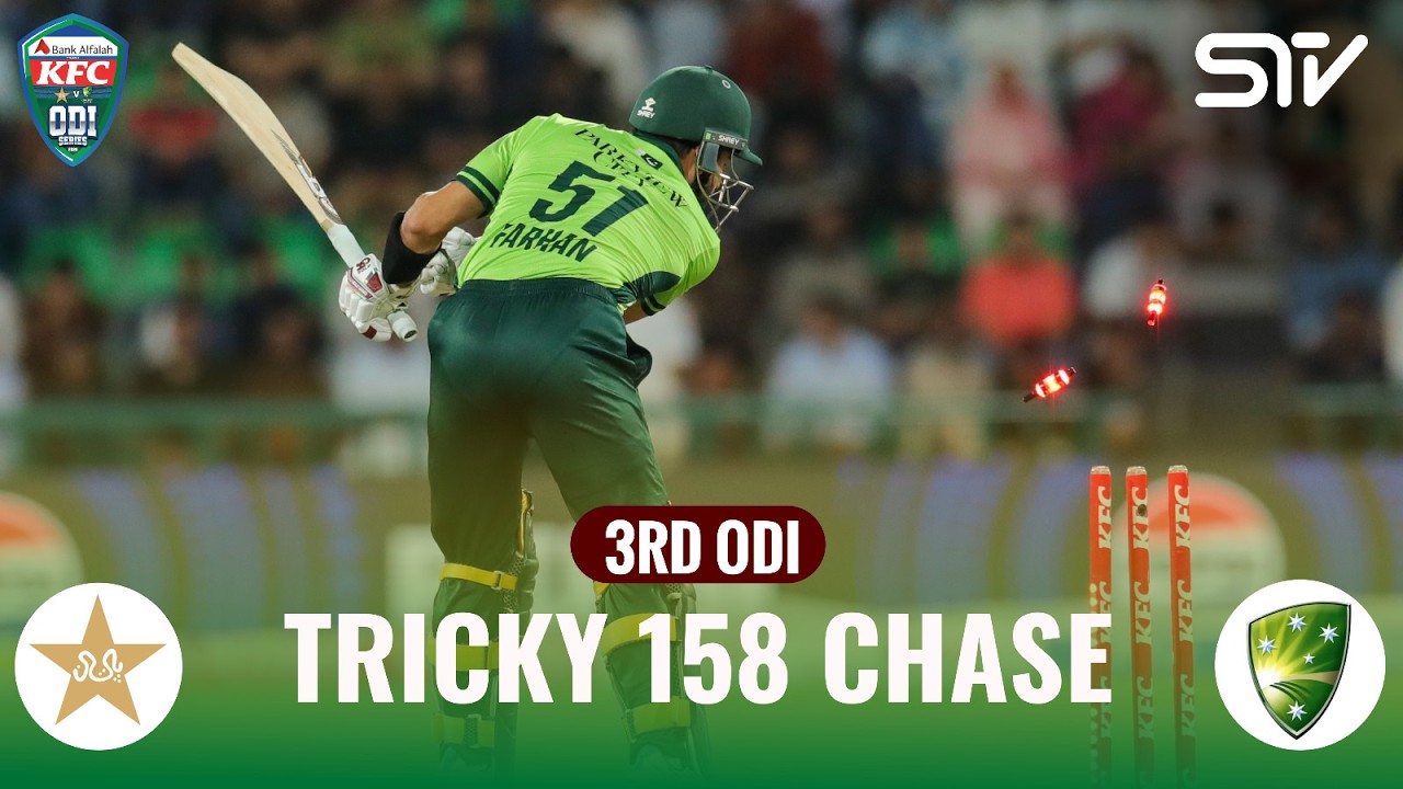 Pakistan Fall of Wickets | Tricky 158 Chase vs Australia 3rd ODI | ODI Series 2026 | M9J1T