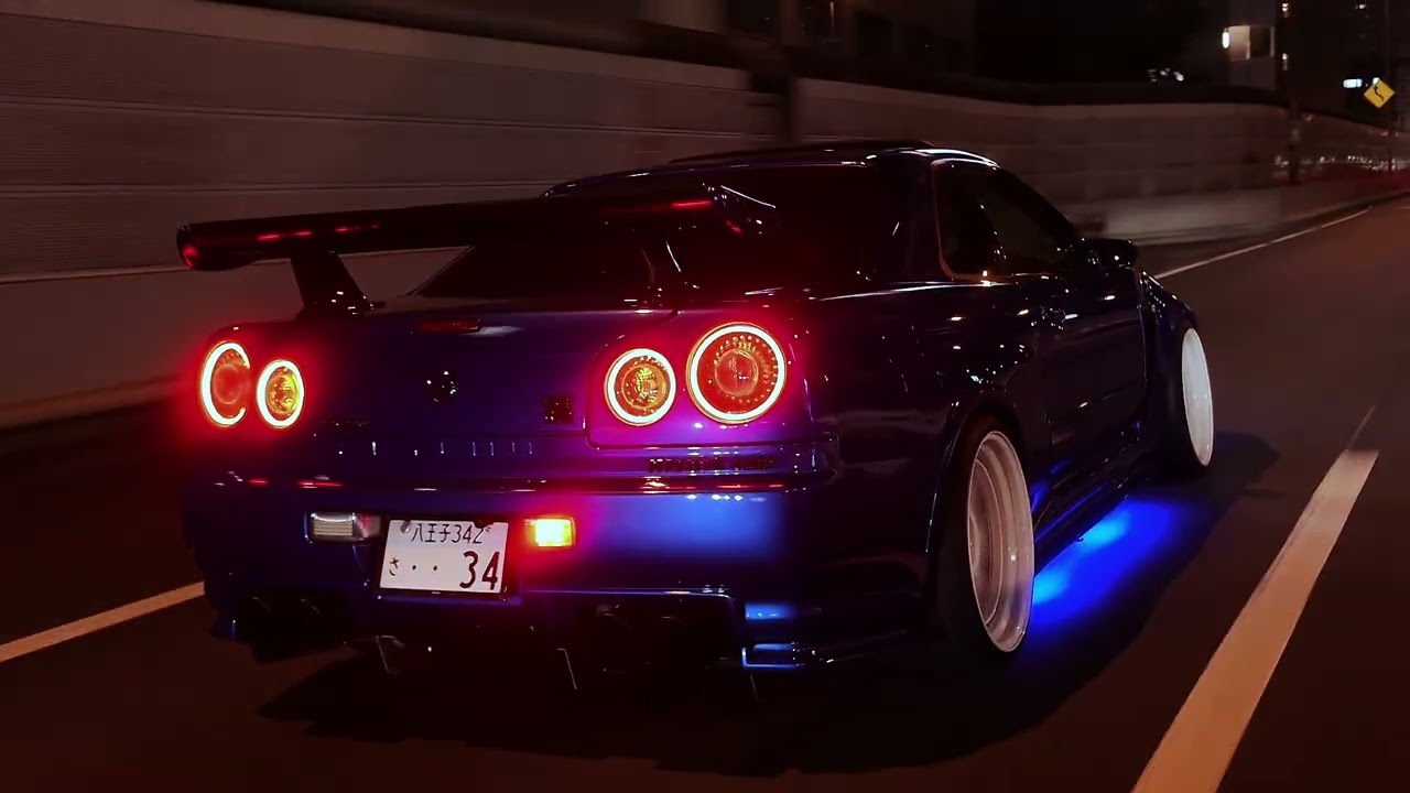 NISSAN R34  『４KPV』 #gtr #r34 #jdm #drift