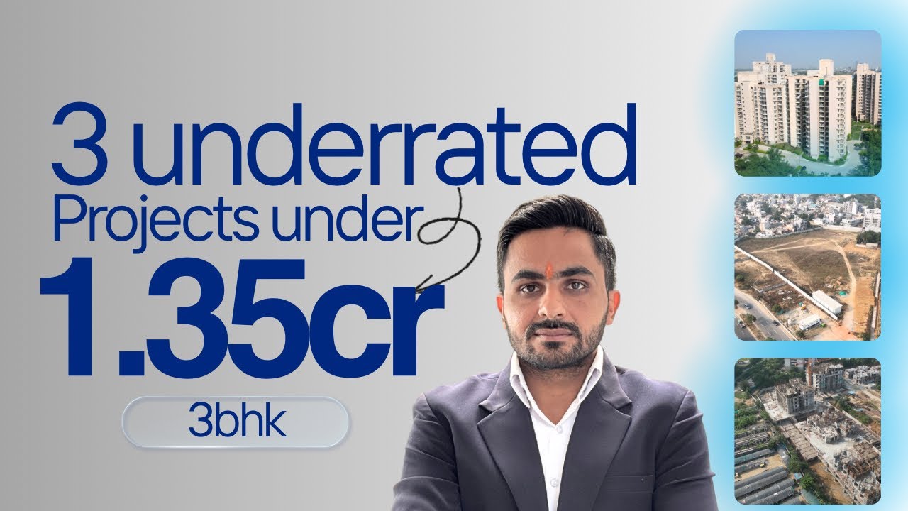 Top 3 Projects Under ₹1.35 Cr | Best 3BHK Flats in Gurgaon 
