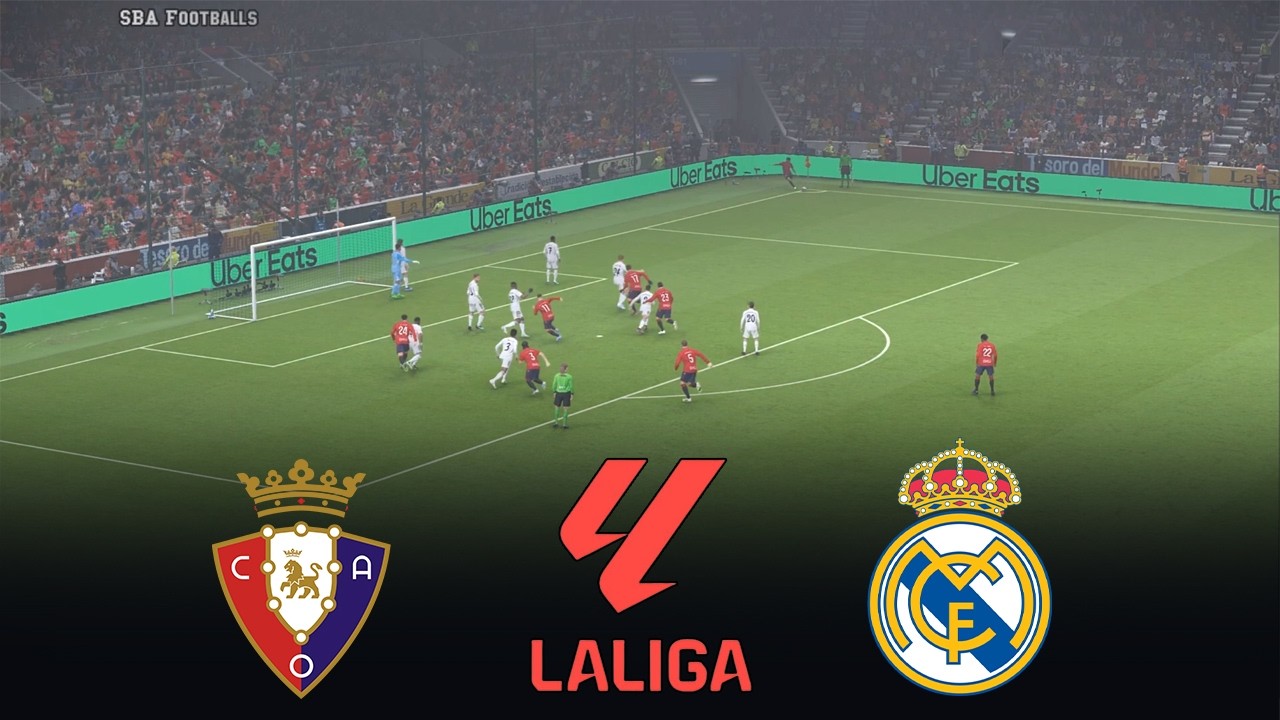 Osasuna vs Real Madrid | La Liga | Full Match Highlight 22-Feb-2026