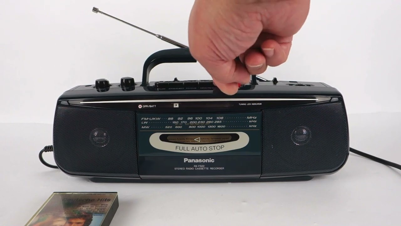 Panassonic RX FS22 Stereo Radio Casstte Recorderd