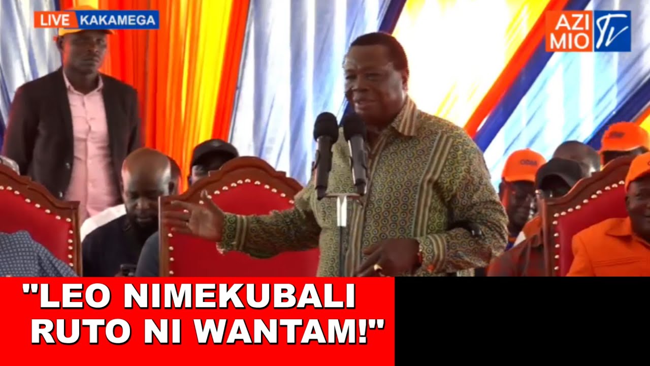 Listen to what Atwoli told Raila face to face today in Kakamega!🔥