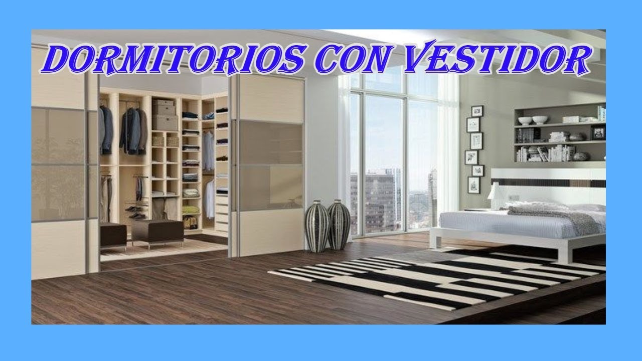 👉 MODELOS DE DORMITORIOS DE MATRIMONIO CON VESTIDOR [Grandes y Pequeños] 👈