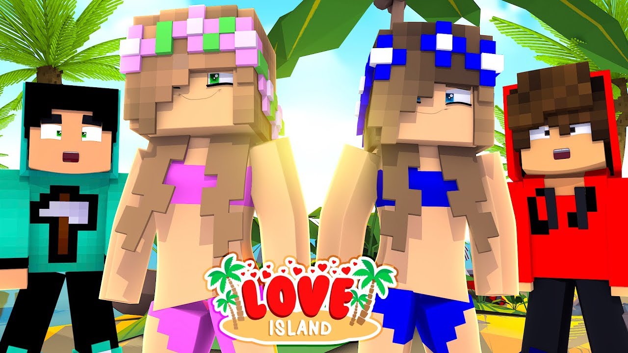 SISTERS ARE BACK ON THE ISLAND?! w/Little Carly and Little Kelly (Minecraft Love Island).