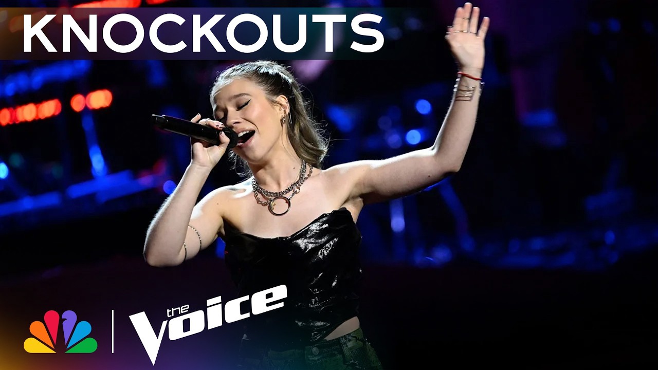 Superstar's High Note Takes This Performance to Another Level | The Voice Knockouts | NBC