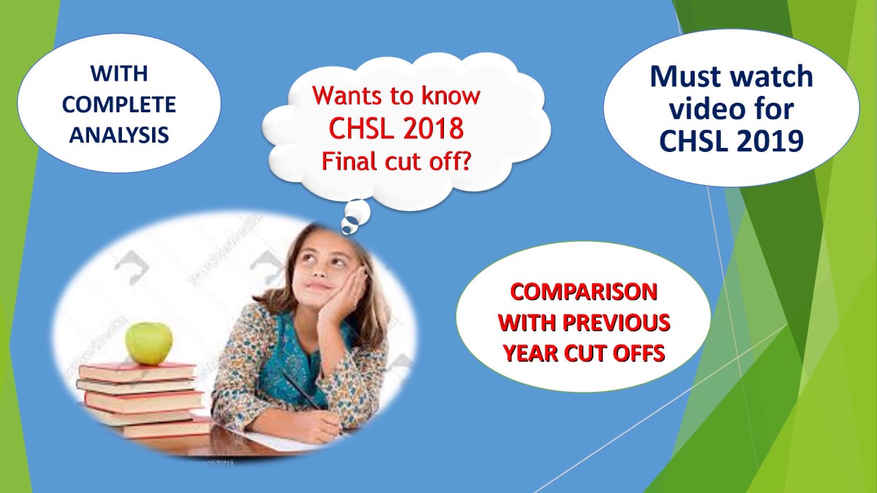 Final expected cut off CHSL 2018 |  CHSL 2019 | Previous year cut off comparison | SSC CHSL cut off