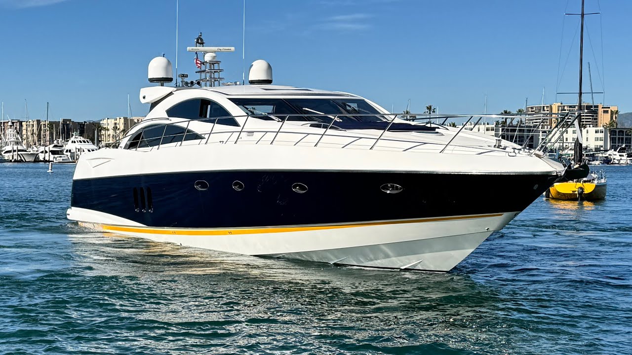 72’ Sunseeker Predator for sale in California ￼