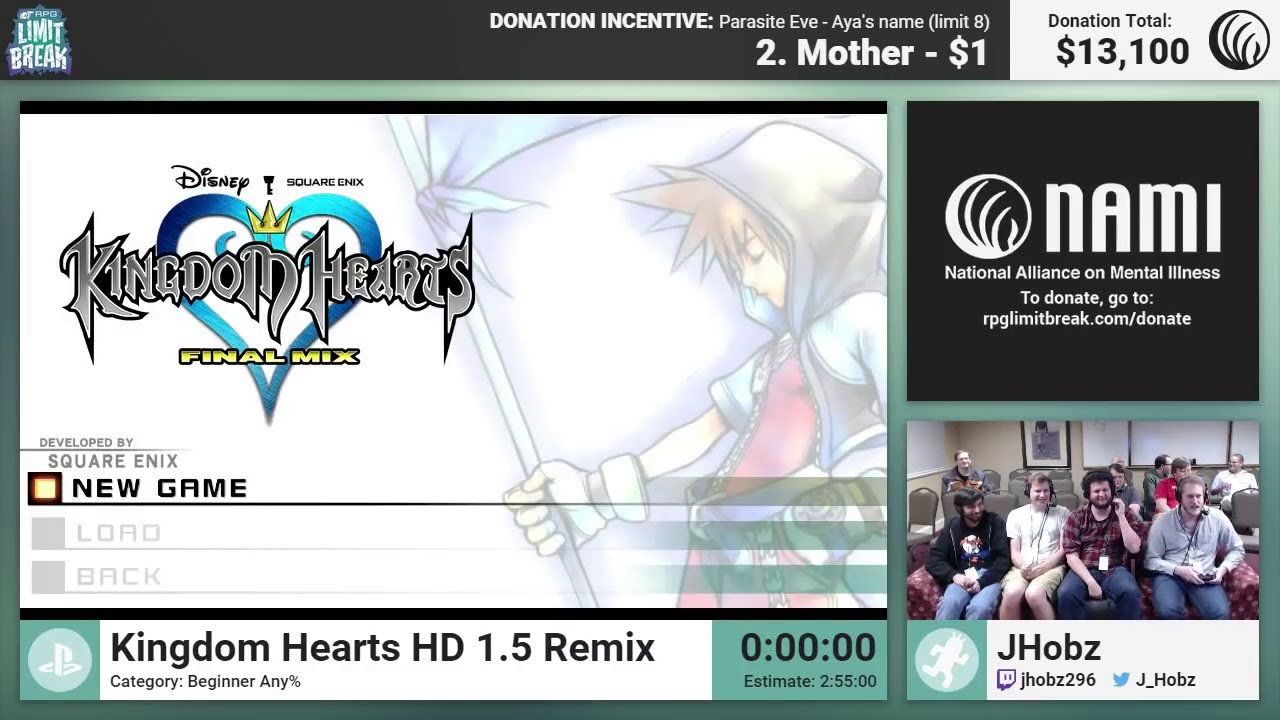 Kingdom Hearts HD 1.5 Remix (Beginner) by JHobz (RPG Limit Break 2016 Part 10)