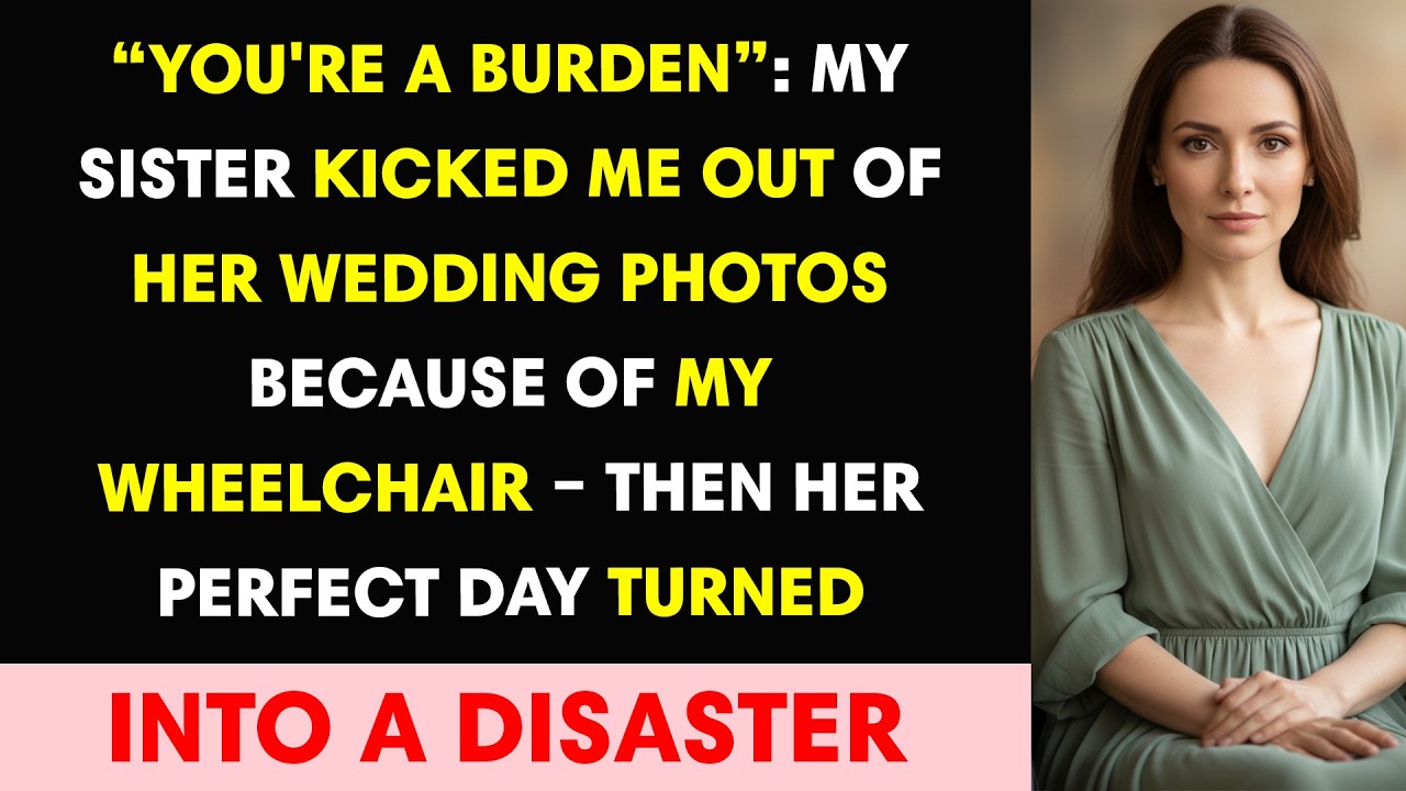 'You're a Burden': My Sister Kicked Me Out of Her Wedding Photos Because of My Wheelchair – Then Her