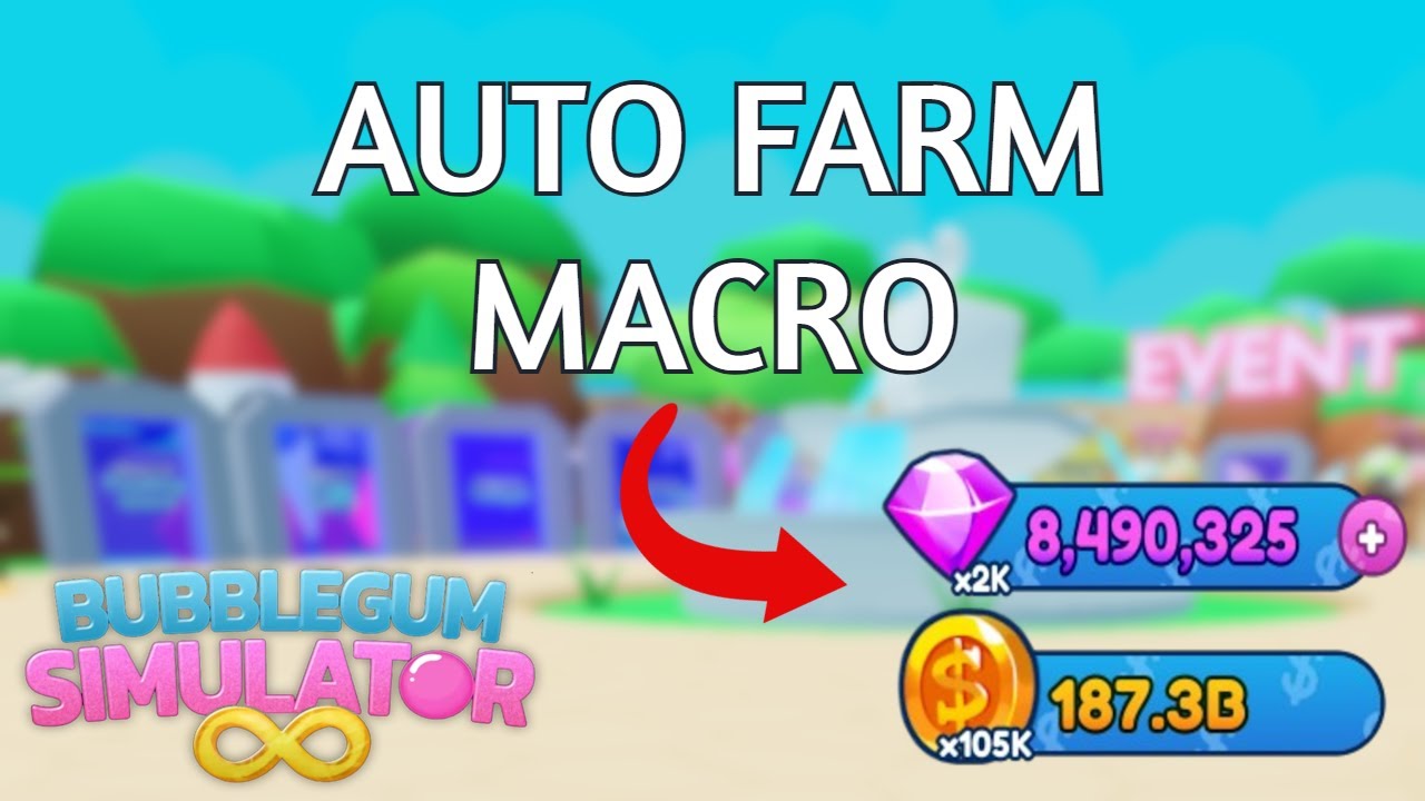 HOW TO *AFK* MACRO IN Bubble Gum Simulator Infinity (Infinite Coins & Gems)