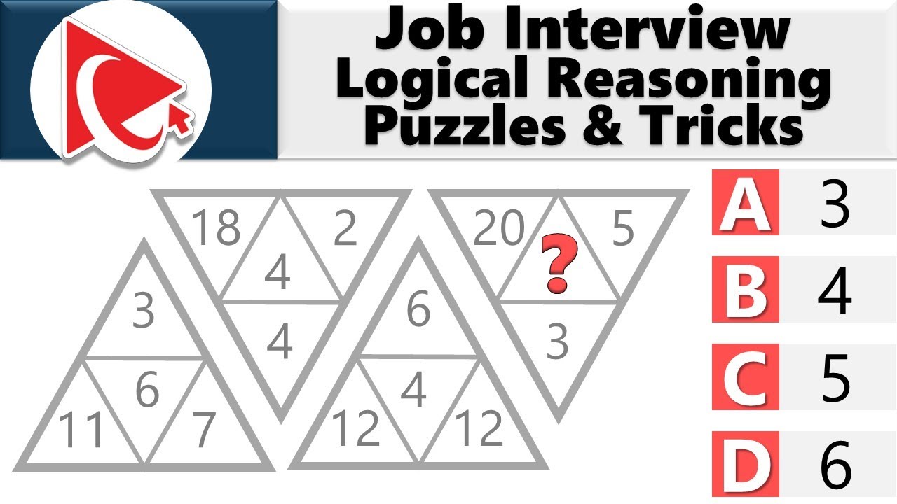 How to Pass LOGICAL REASONING ASSESSMENT TEST FOR JOBS - Questions and Answers with Solutions