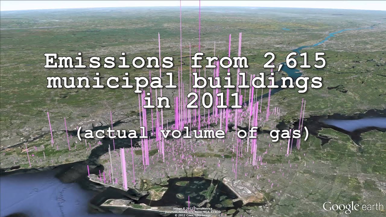 City-wide Building Emissions in 3D: 2010 & 2011 NYC Municipal Building Energy Benchmarking Results