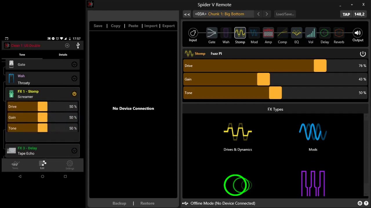 LINE 6 SPIDER V 20 REMOTE ANDROID Y PC