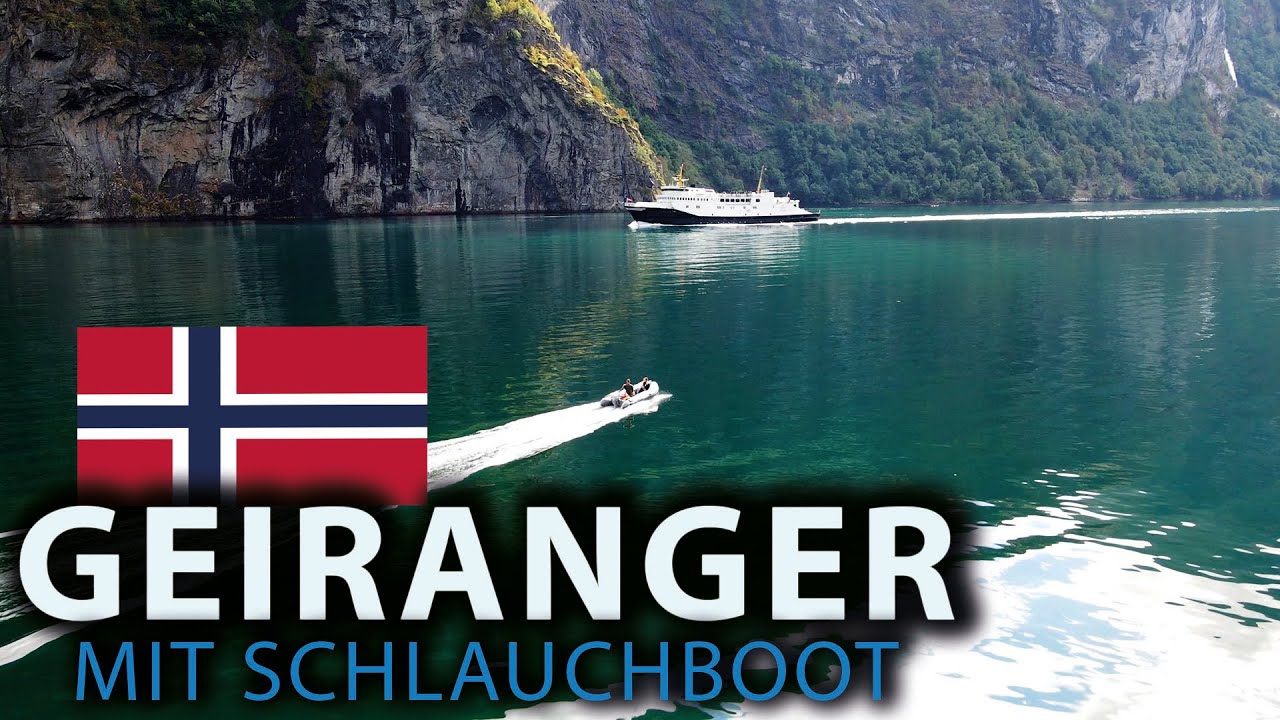 Mit Schlauchboot auf dem GEIRANGER I V-Log #2 I 10 Tage Norwegen Rundreise mit Boot I Geirangerfjord