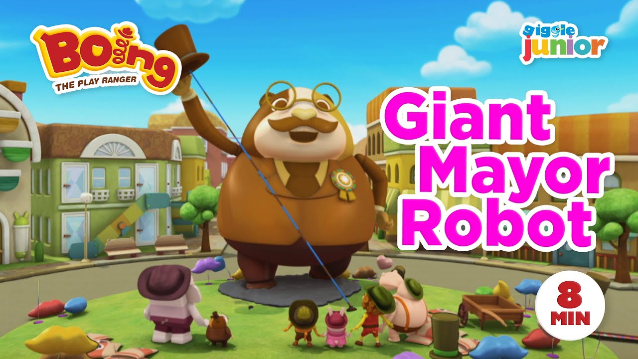 Eps 14. FUN CARTOON | BOING The Play Ranger S2 8-Min | A Giant Robot!