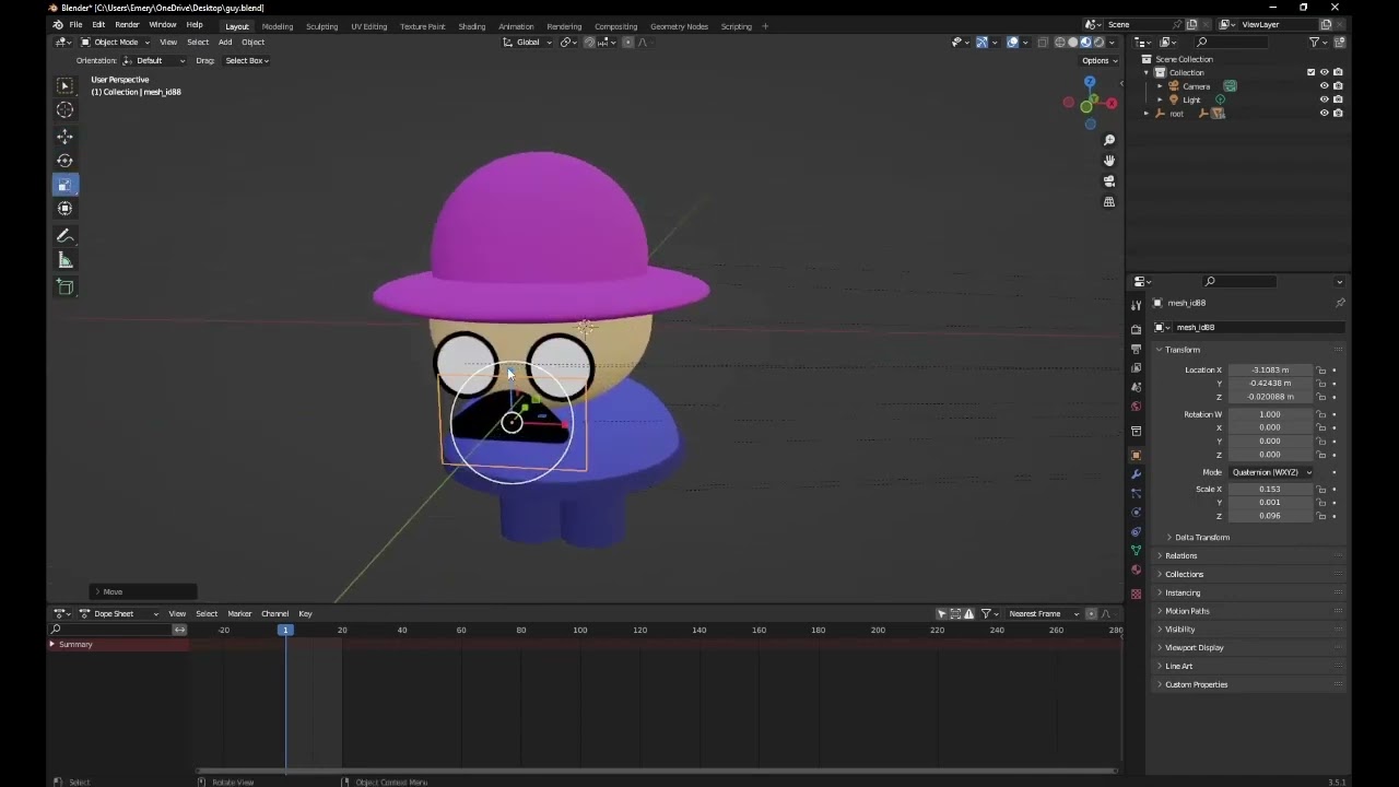 How to make 3D Dave and Bambi Models with Blender and Paint 3D