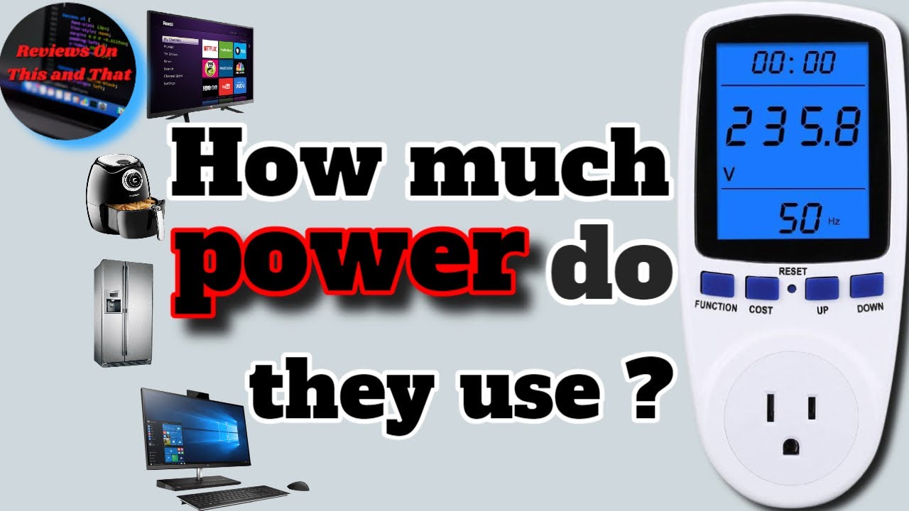 Bright LCD Display Power Consumption Meter | Kill A Watt Review