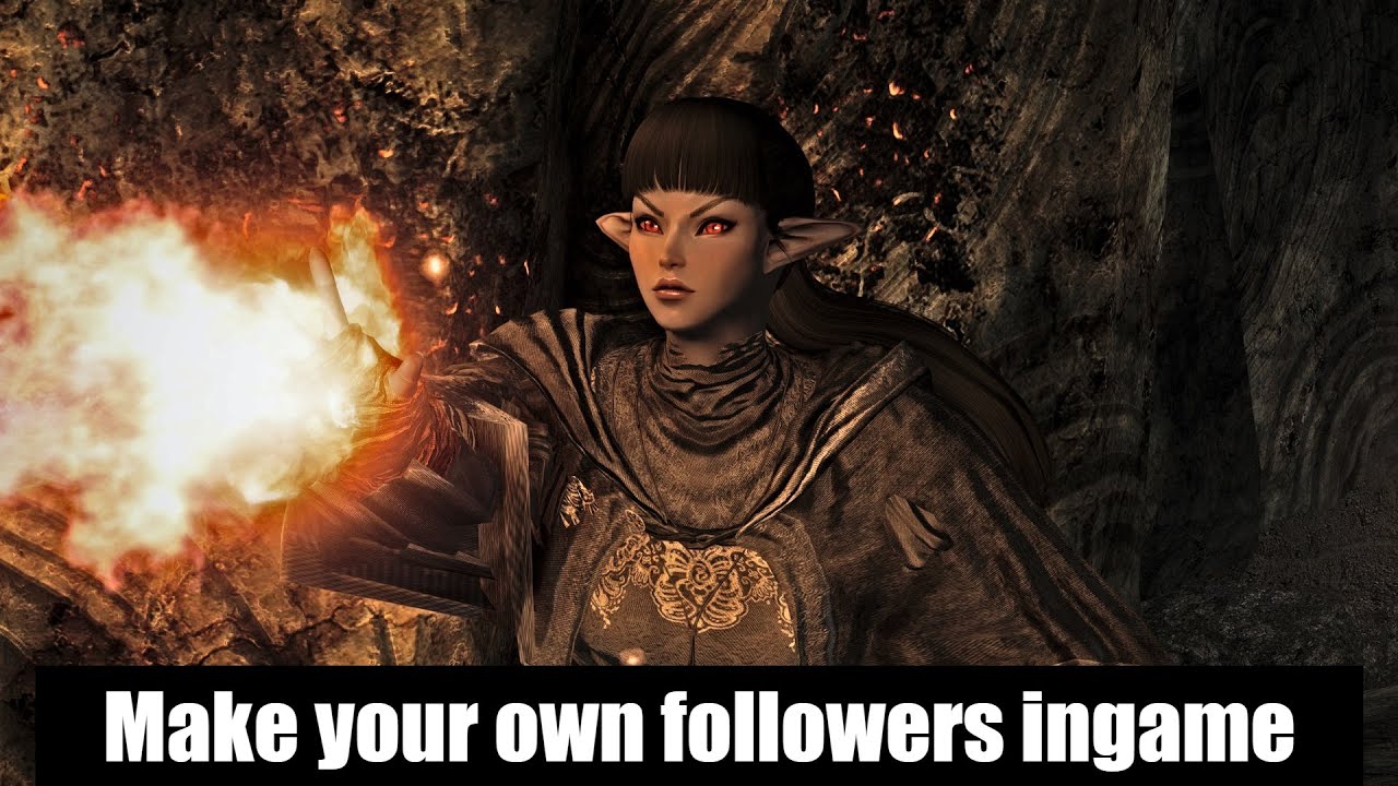Skyrim SE: Создавайте собственных компаньонов в игре