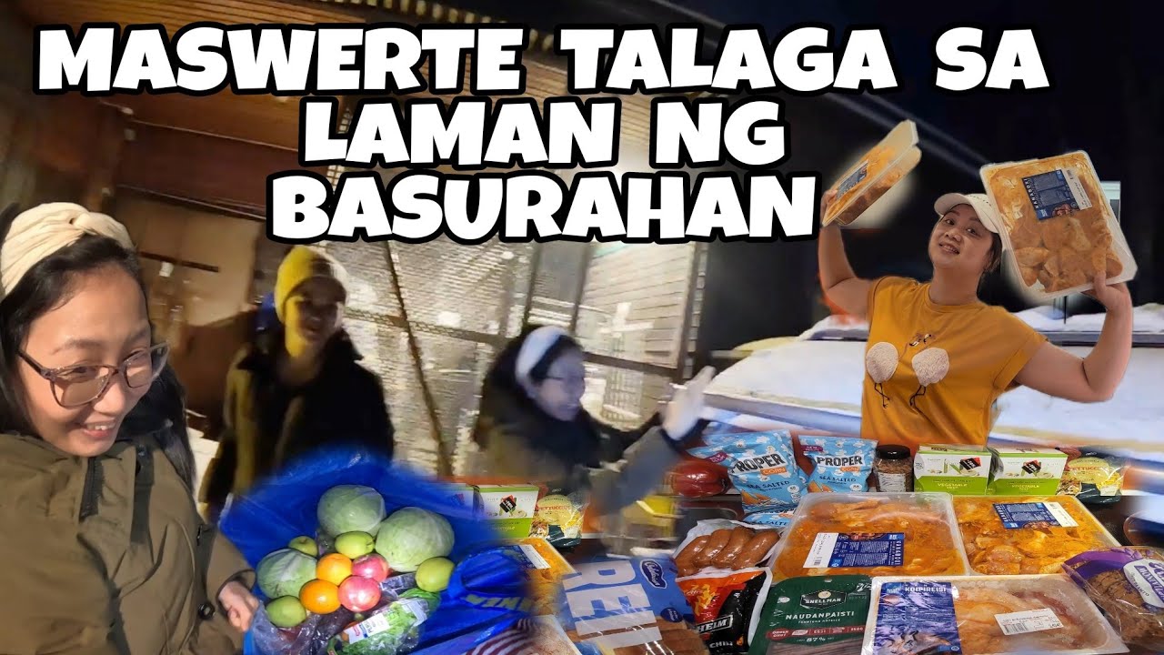 TUWANG-TUWA SA MGA NAKUHA SA DUMPSTER | DUMPSTER DIVING | THAI-FINNISH