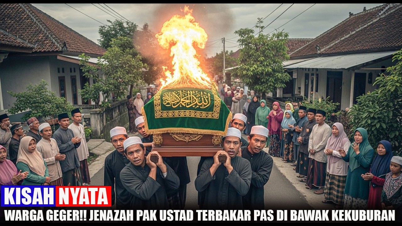 HEBOH‼️KERANDA JENAZAH TERBAKAR SAAT PROSESI MENUJU MAKAM DI BULAN RAMADAN #storyheboh