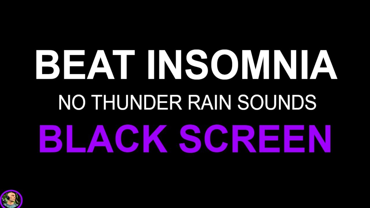 Deep Sleep Rain Sounds, Heavy Rain No Thunder, Black Screen Rain, Rain No Ads, Sleep Aid Rain Sounds