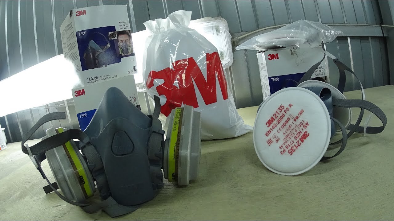 ПОЛУМАСКА 3M 7502 С ФИЛЬТРАМИ 3M 2135