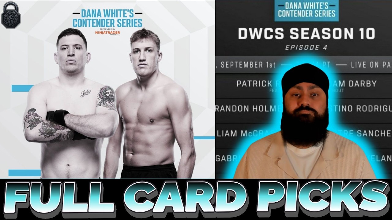 Прогнозы на 4-ю неделю Dana White's Contender Series 2026
