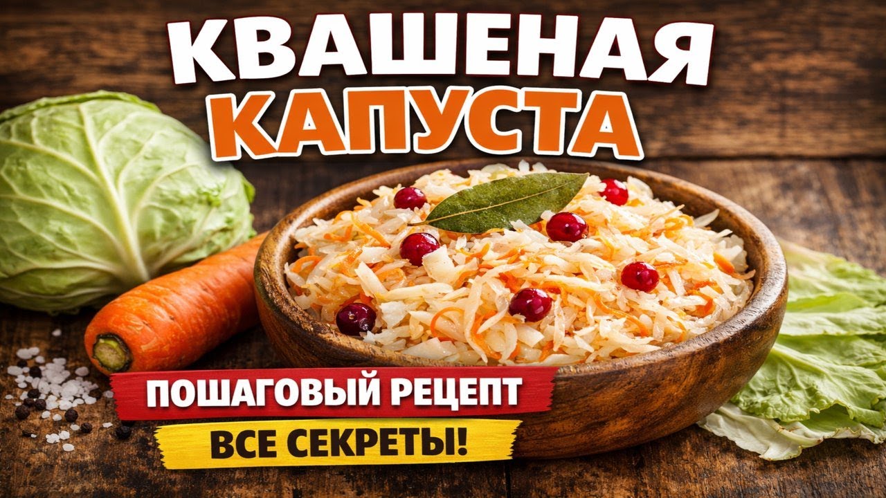 Квашеная капуста БЕЗ ОШИБОК — все секреты хруста