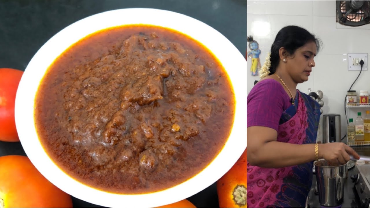 Tomato thokku | தக்காளி தொக்கு | Tomato pickle |Side Dish for Chappathi | Idli | Dosai | Poori