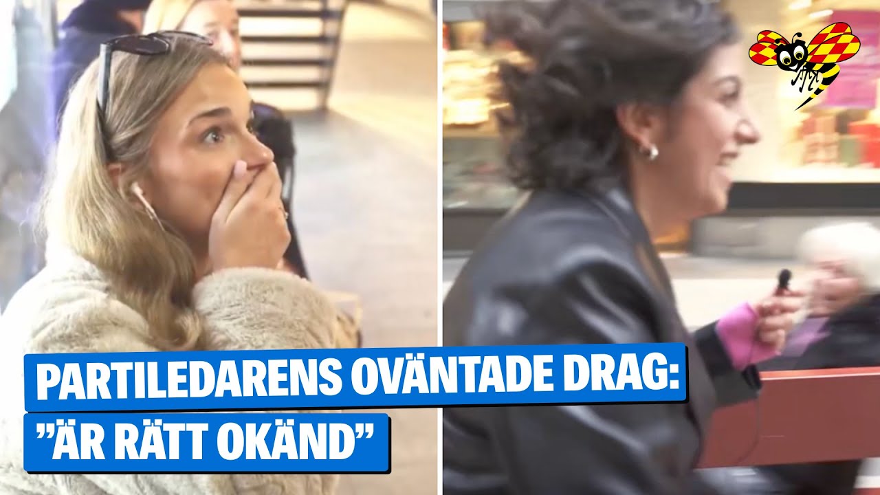 Partiledarens udda fr&aring;ga p&aring; stan &ndash; om sig sj&auml;lv