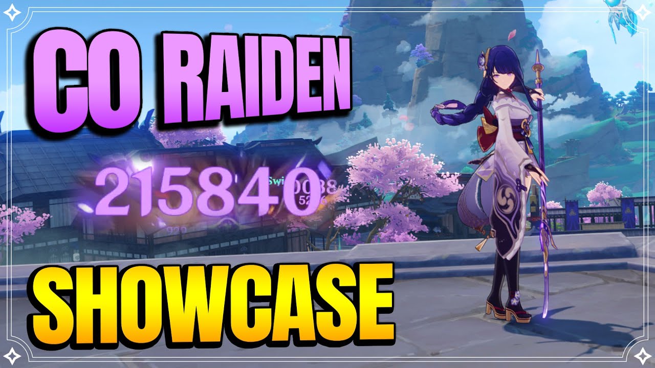 C0 Raiden Lv90 Showcase | Talents 6-7-8 |【Genshin Impact】