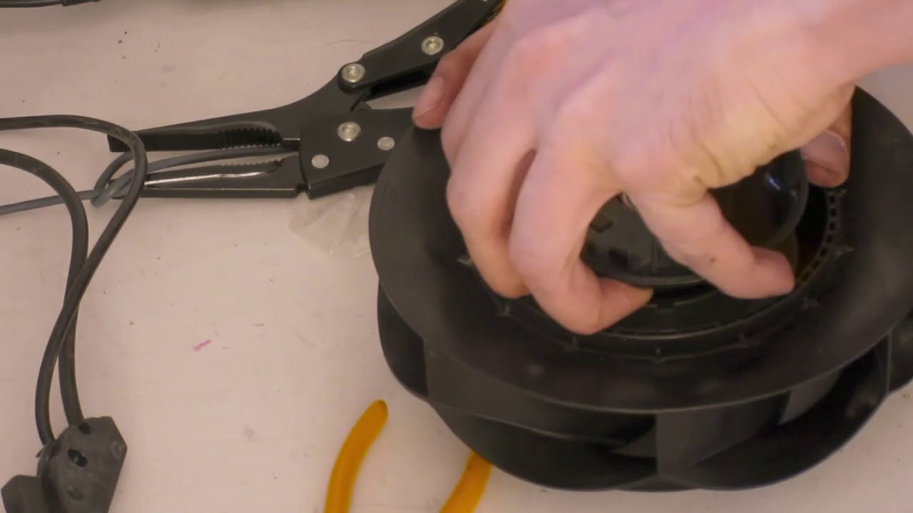 replacing ball bearing of  EBM PAPST fan