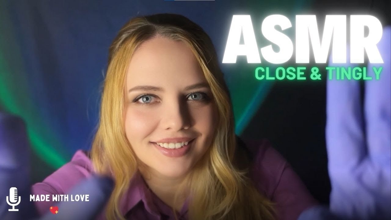 ASMR Realistic Massage Using Many Gloves | Close & Tingly