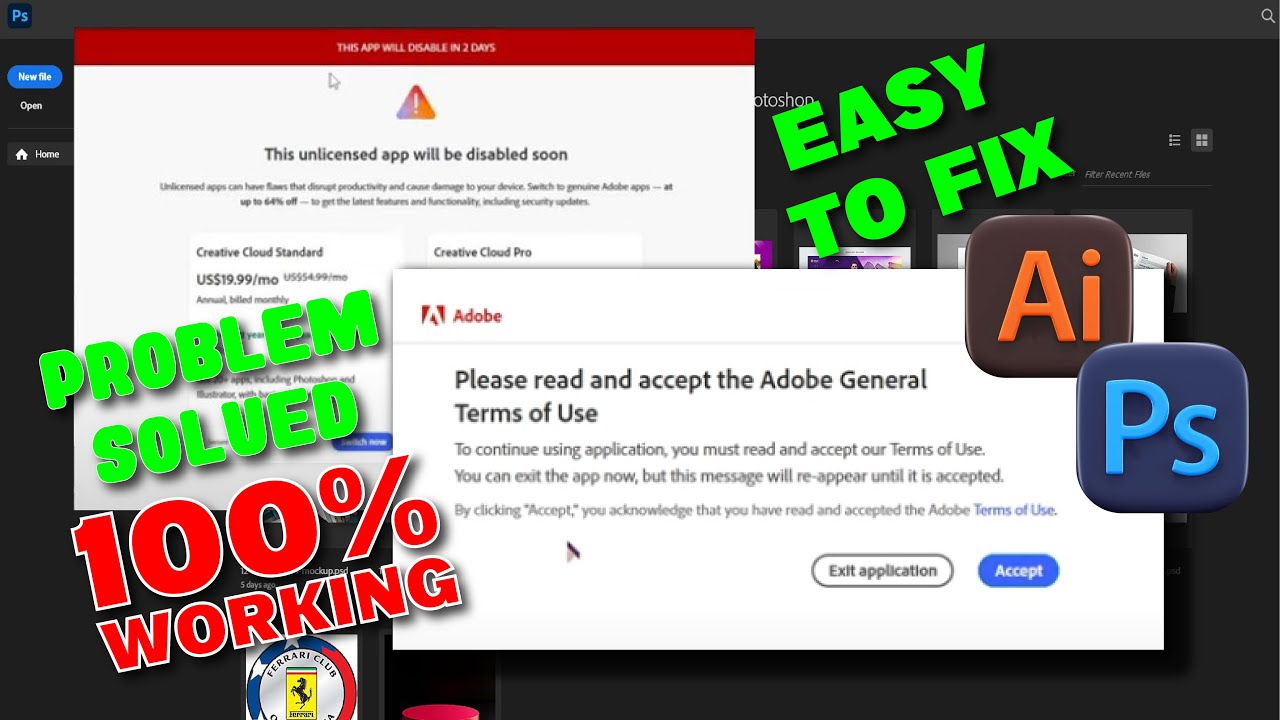 Adobe General Terms of Use Explained | Please read and accept the Adobe General Terms of Use 2025