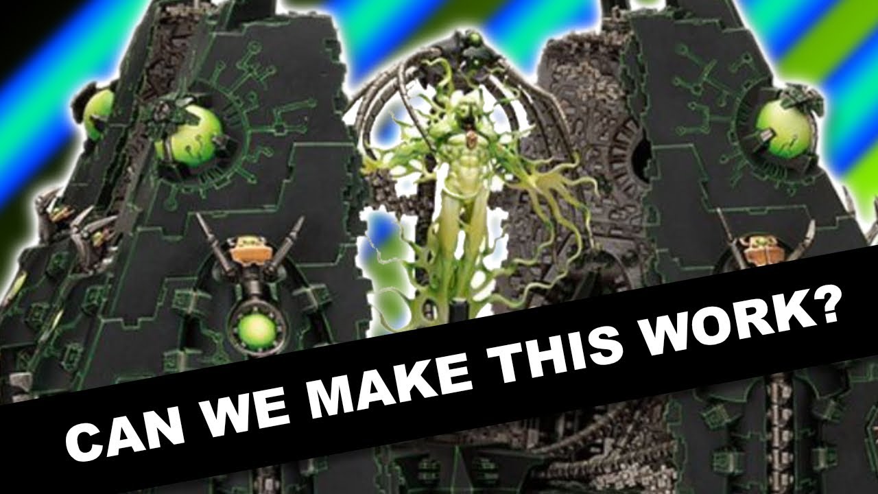 Can we make the Necrons Tesseract Vault Work in 10th Edition?