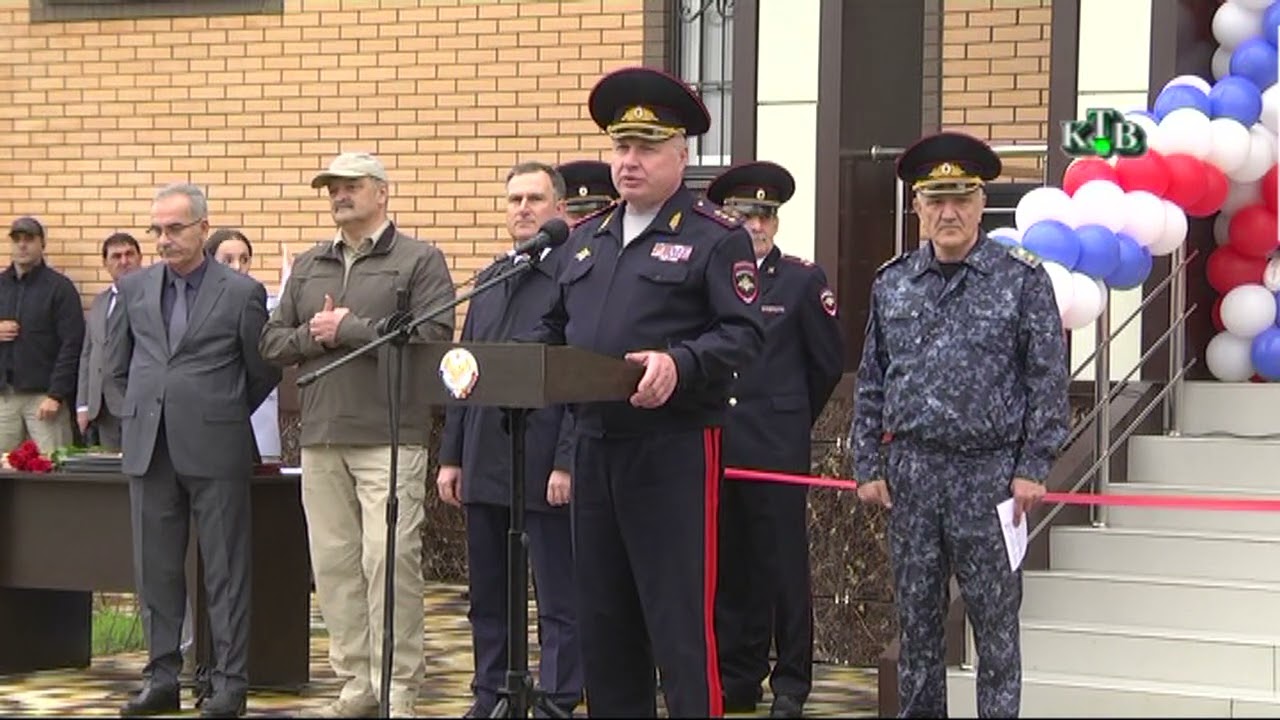 Сергей Меликов в Касумкенте. Открытие нового здания ОМВД