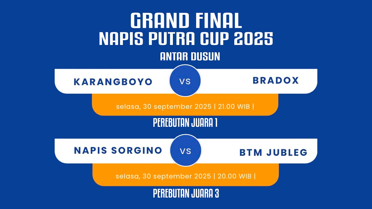 GRAND FINAL TURNAMEN VOLI NAPIS PUTRA CUP 2025 ANTAR DUSUN