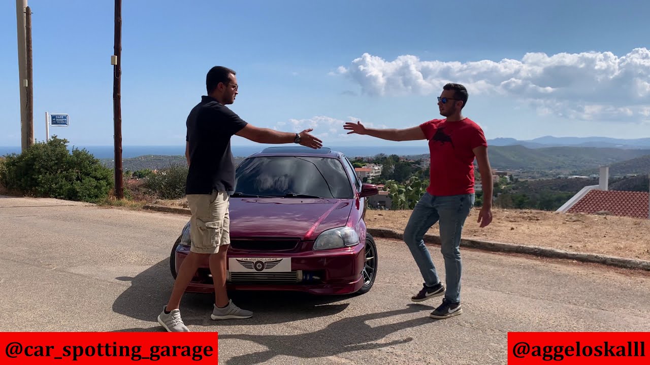 Παρουσίαση-Δοκιμή Honda Civic Vti ‘98 Turbo 220 άλογα τροχό! #15 @car_spotting_garage
