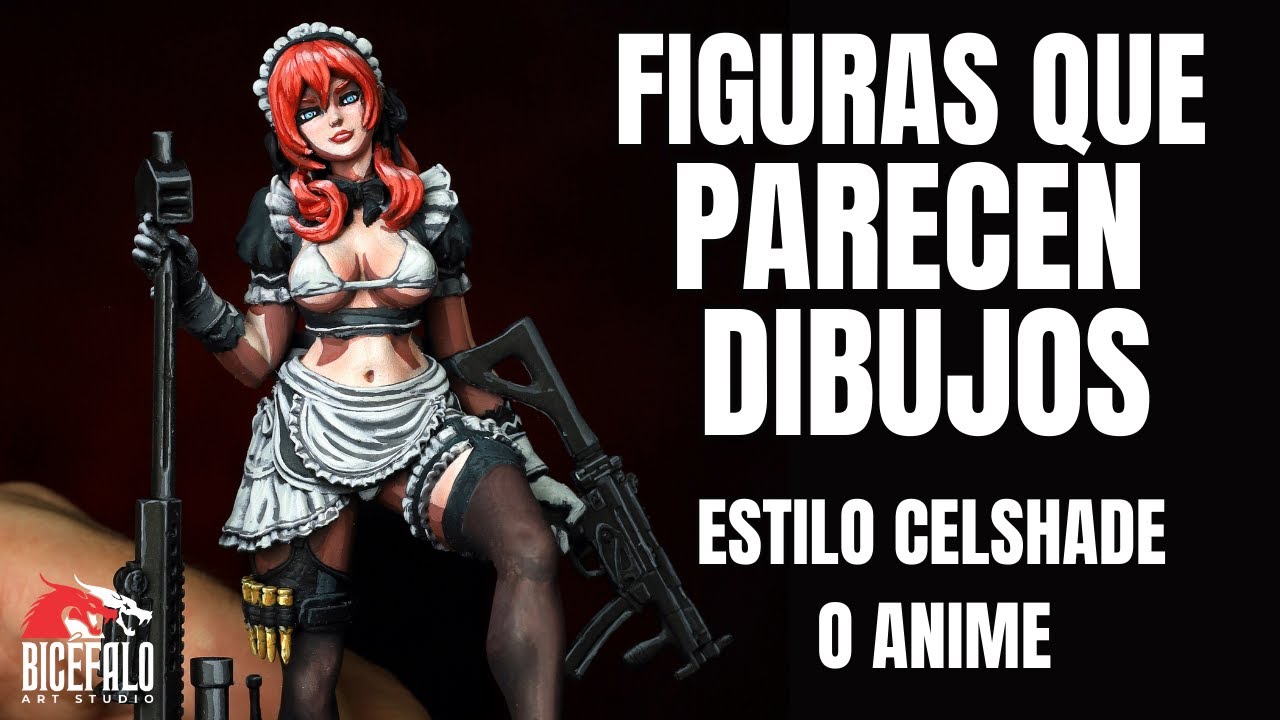 Como Pintar Figuras que parecen Dibujos - Estilo Celshade - Anime