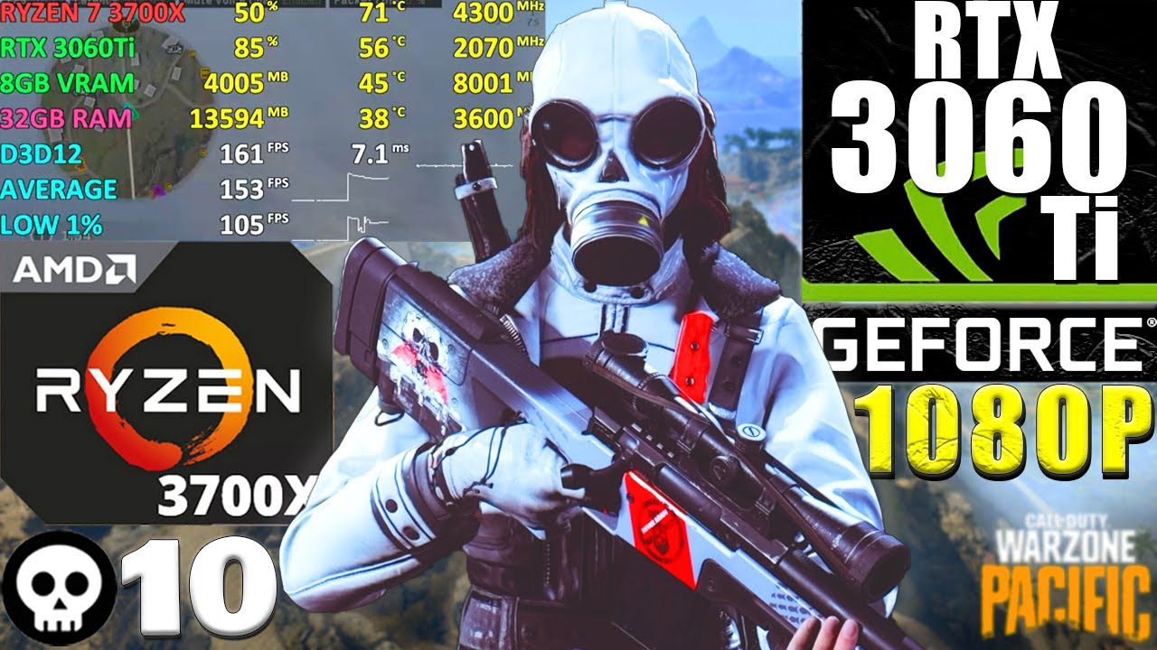 Call of Duty: Warzone Season 2 | RTX 3060Ti + Ryzen 7 3700X | 1080p - Low Settings
