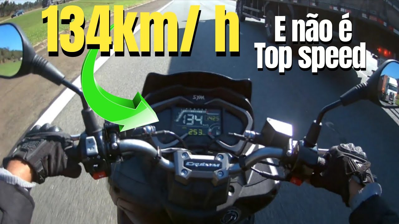Velocidade de assustar Sym Cruisym 150cc ABS/ #3 testes de mil km com a versão 2025