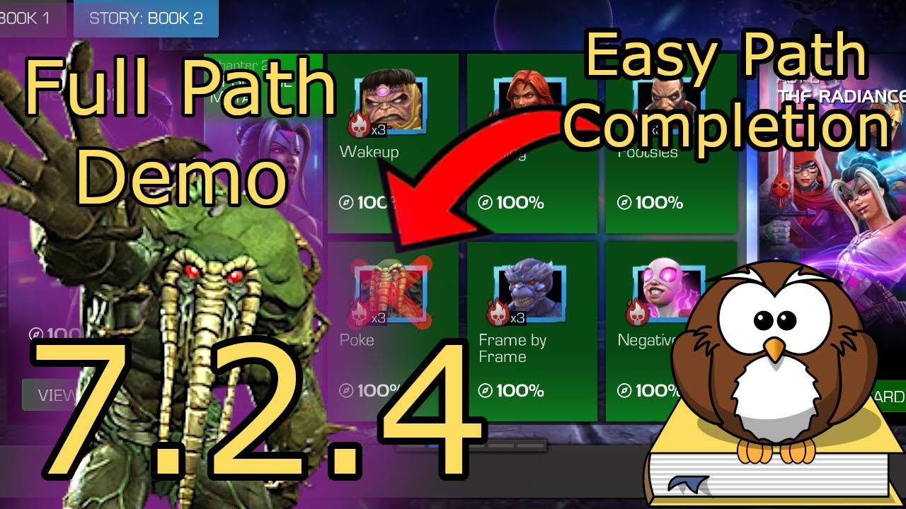 Full Run Through of 7.2.4 Poke - Easy Path - 2024 - MCOC