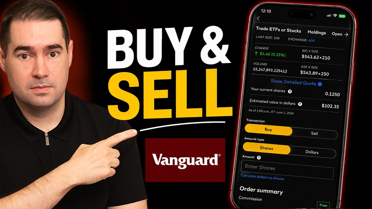 Как покупать и продавать акции и ETF в приложении Vanguard