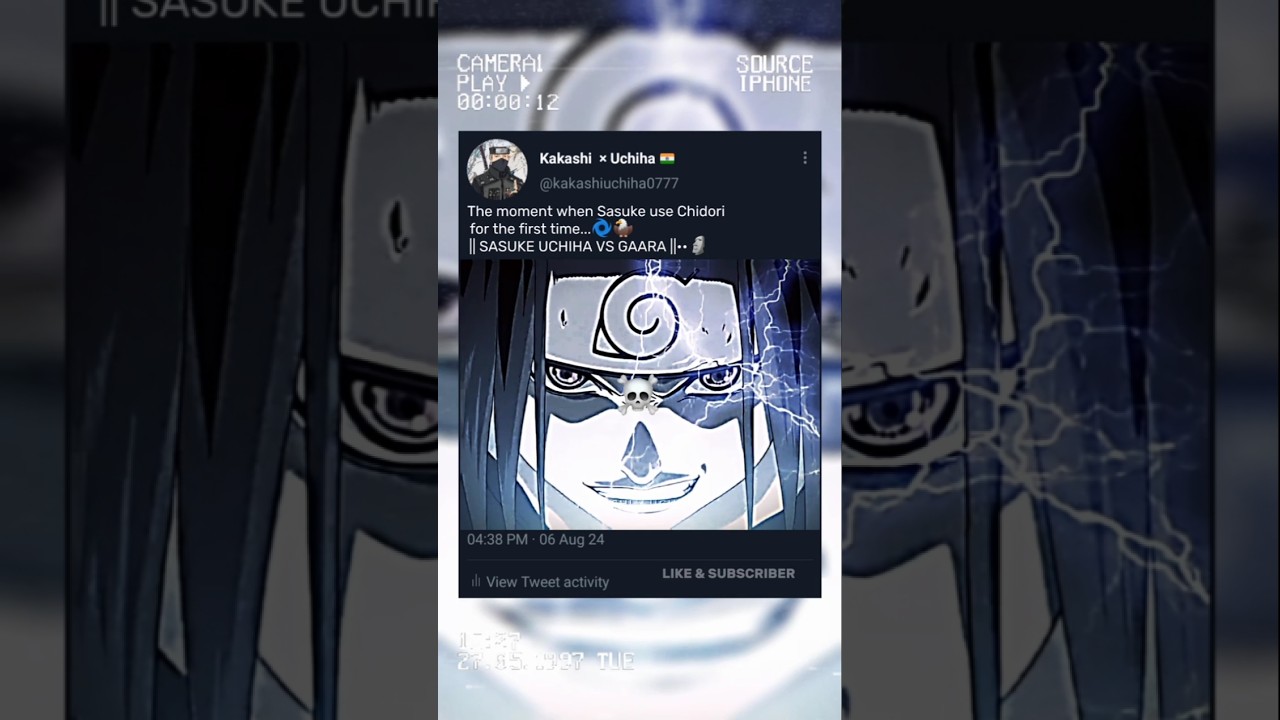 Sasuke Uchiha vs Gaara ☠️💥