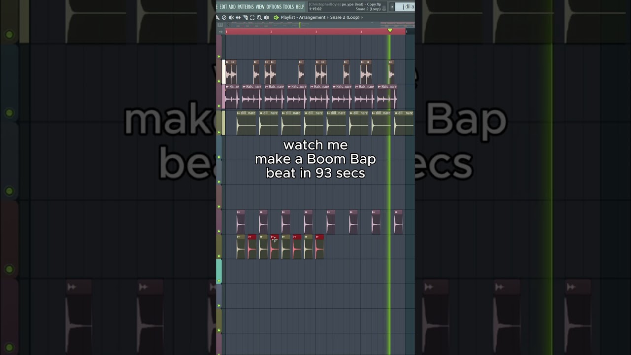 Boom Bap beat in 93 secs