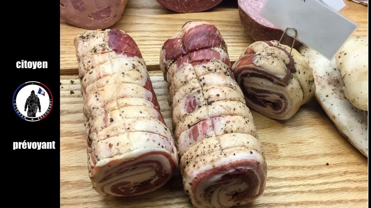 Apprendre à faire de la Poitrine de veau séchée et fumée (Pancetta)